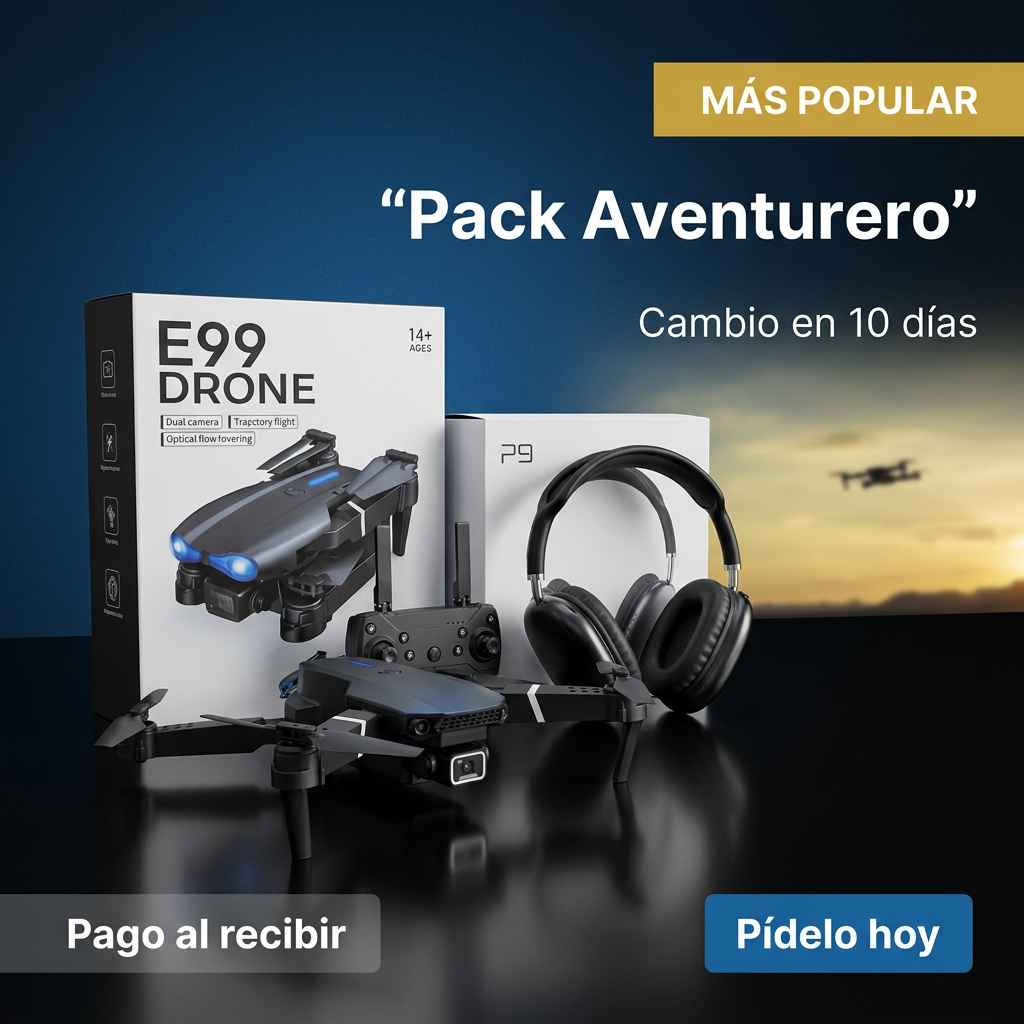 GRABA TU MUNDO DESDE EL CIELO — DRONE PRO™