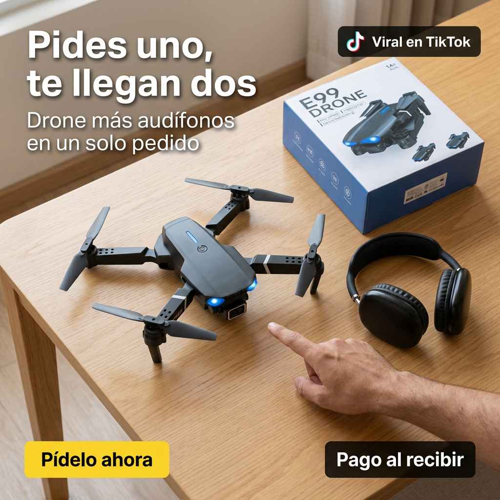 GRABA TU MUNDO DESDE EL CIELO — DRONE PRO™