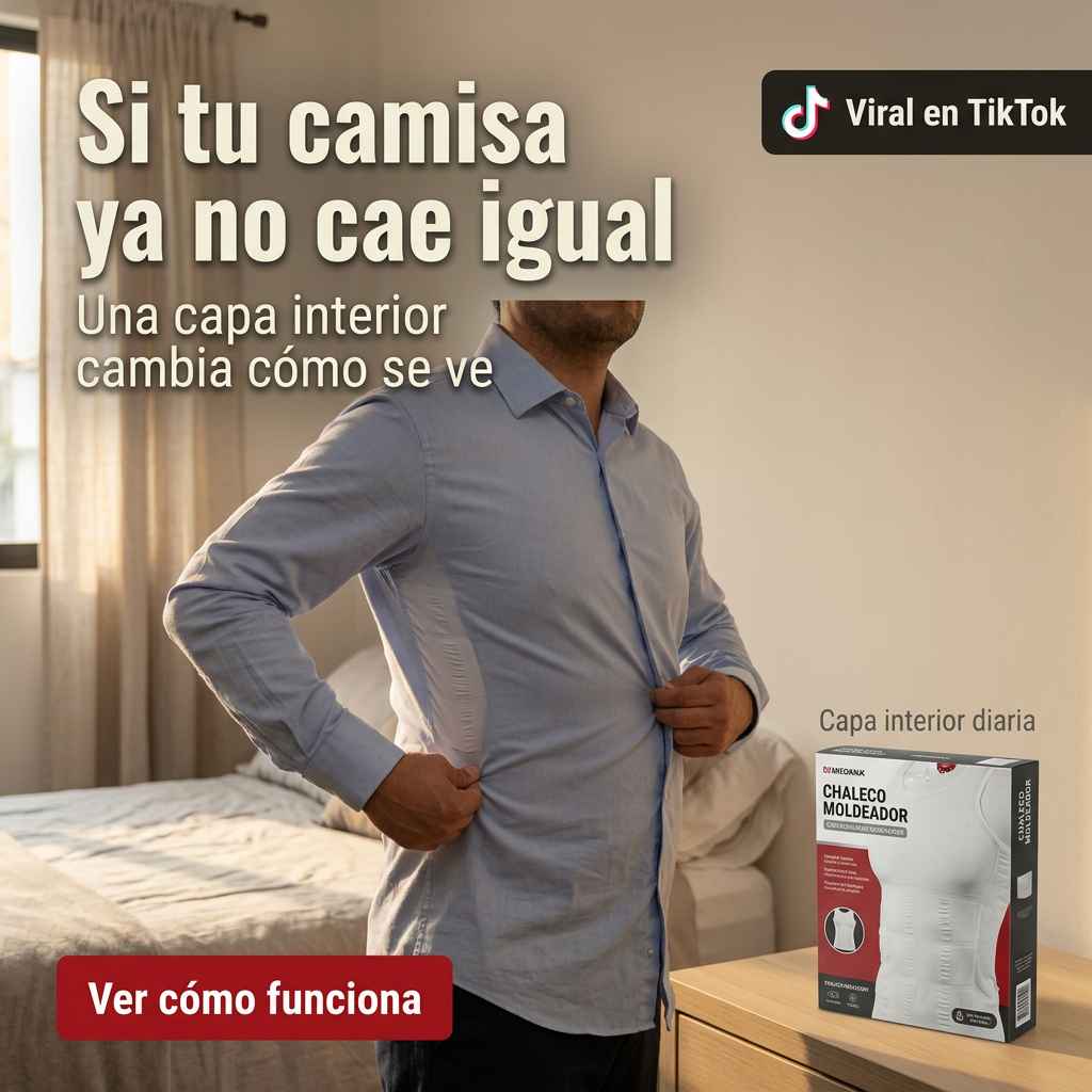 ORDENA TU TORSO BAJO LA ROPA — CHALECO MOLDEADOR™