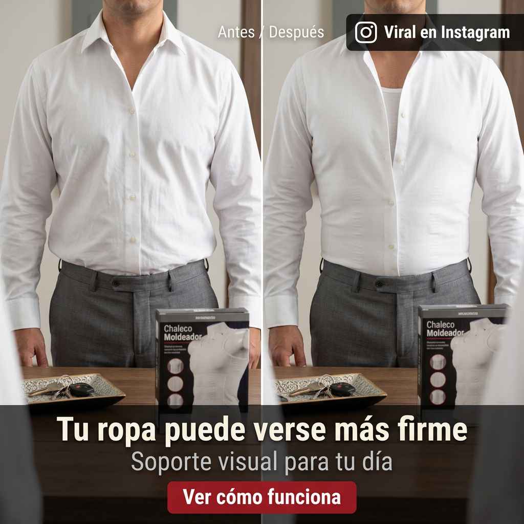 ORDENA TU TORSO BAJO LA ROPA — CHALECO MOLDEADOR™