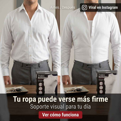 ORDENA TU TORSO BAJO LA ROPA — CHALECO MOLDEADOR™
