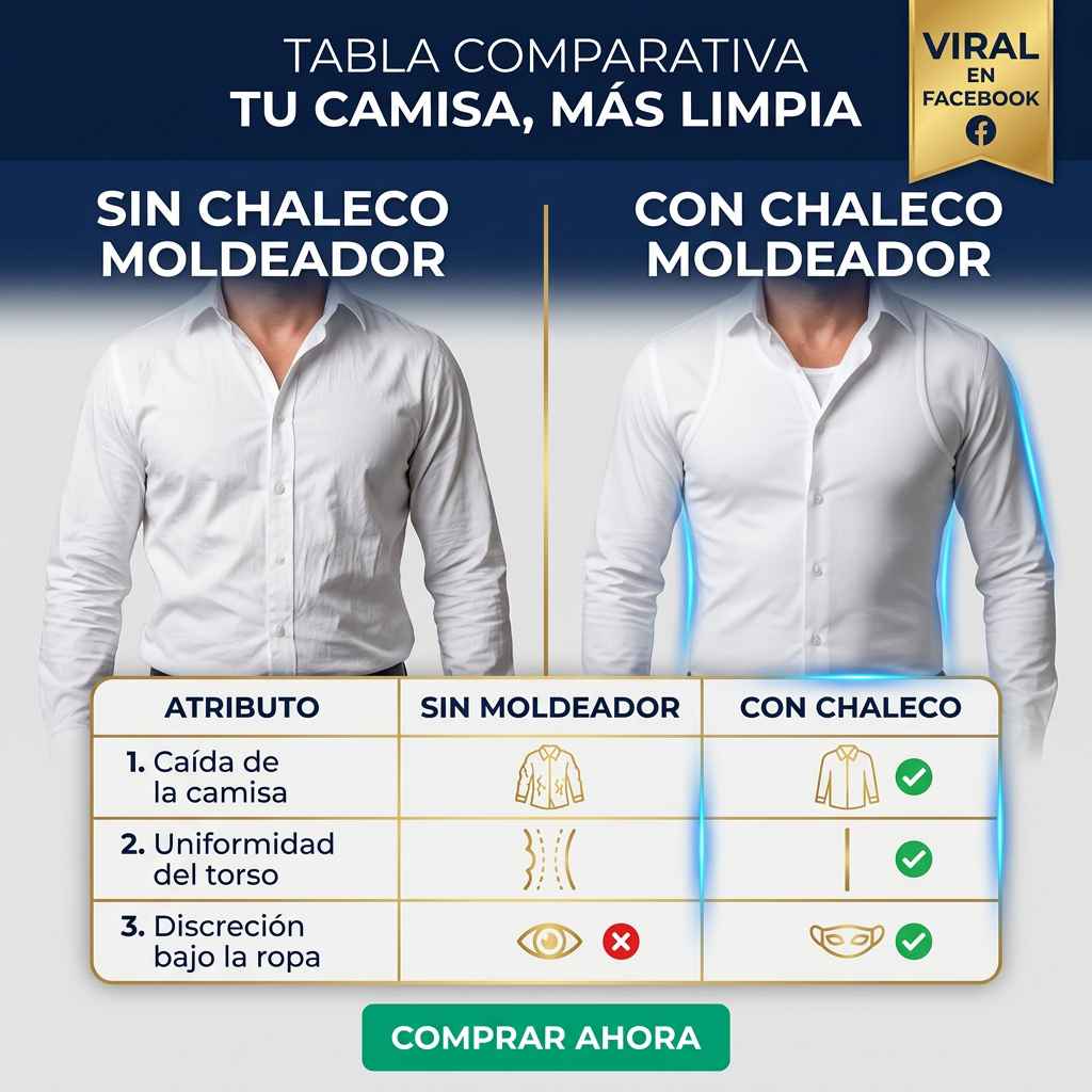 ORDENA TU TORSO BAJO LA ROPA — CHALECO MOLDEADOR™