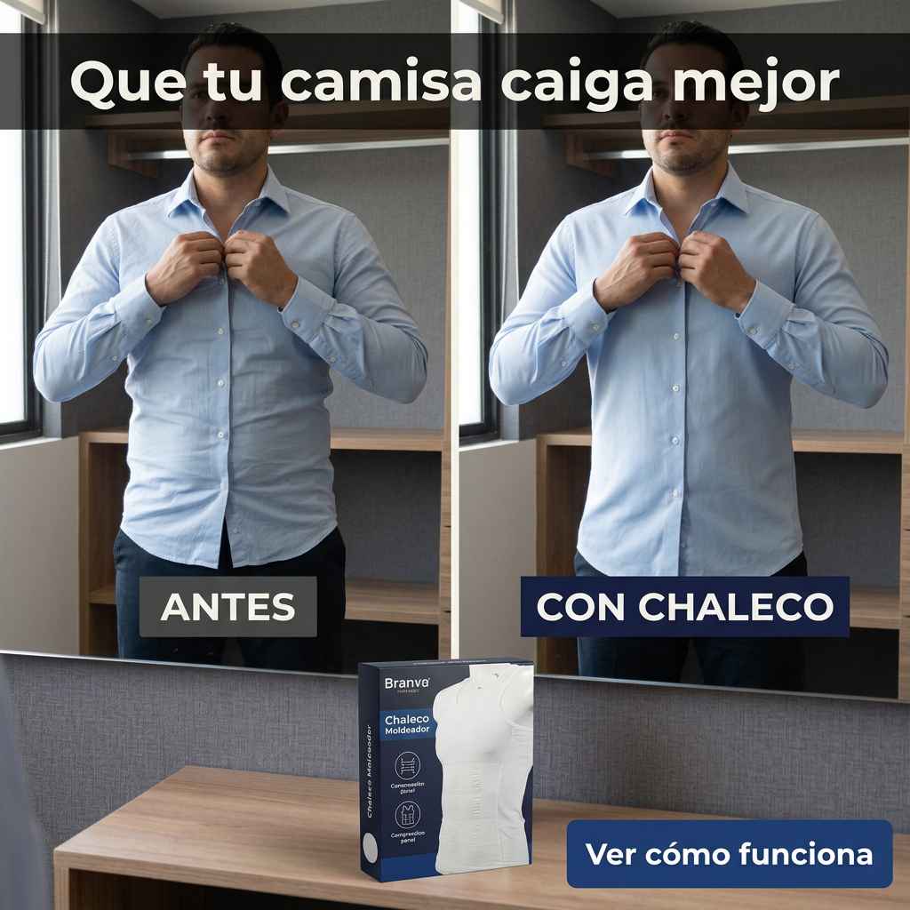 ORDENA TU TORSO BAJO LA ROPA — CHALECO MOLDEADOR™