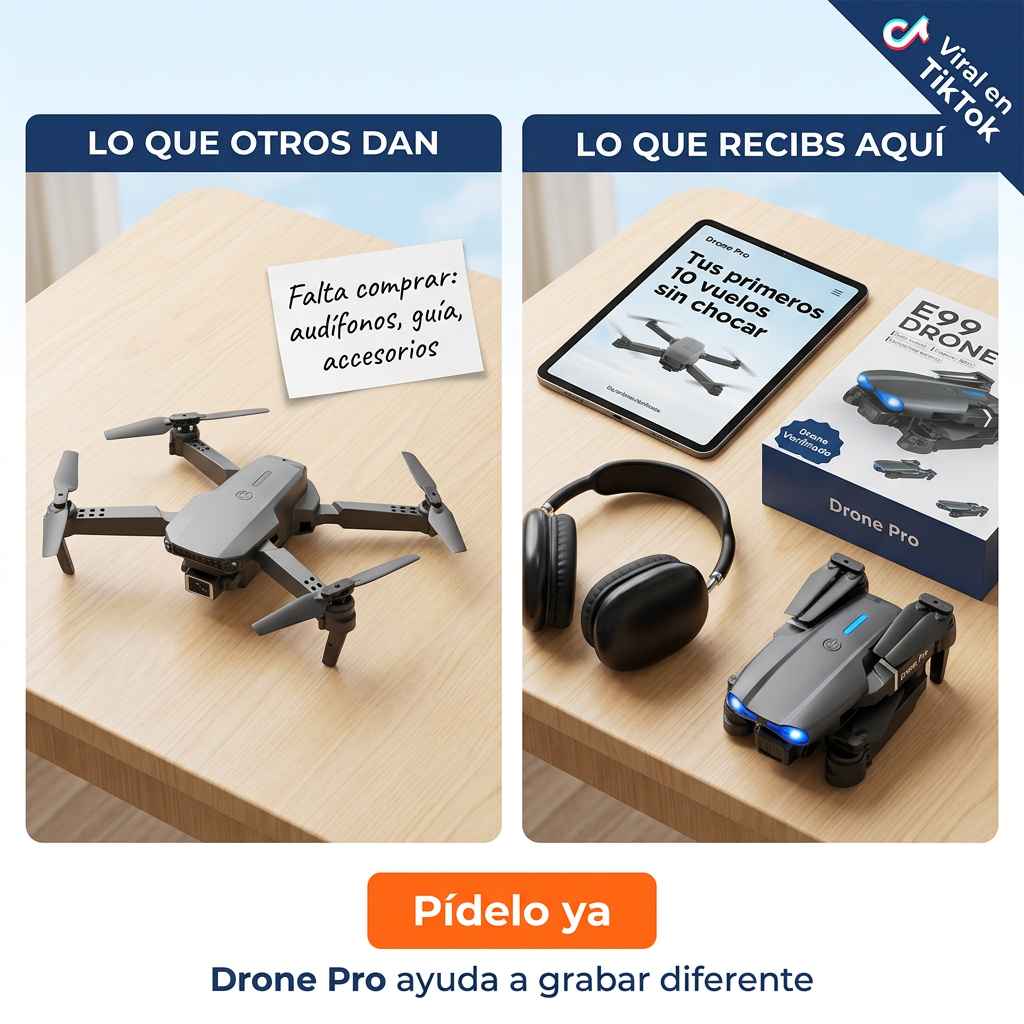 GRABA TU MUNDO DESDE EL CIELO — DRONE PRO™