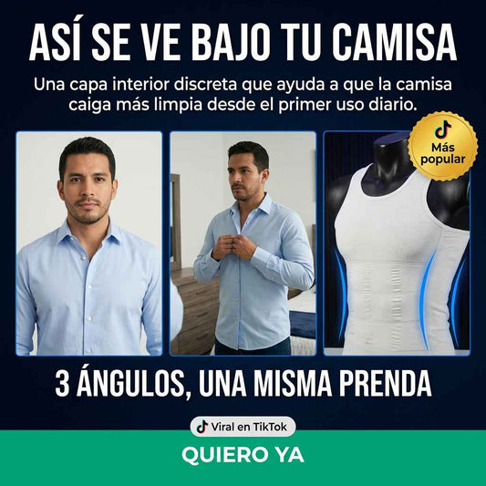 ORDENA TU TORSO BAJO LA ROPA — CHALECO MOLDEADOR™