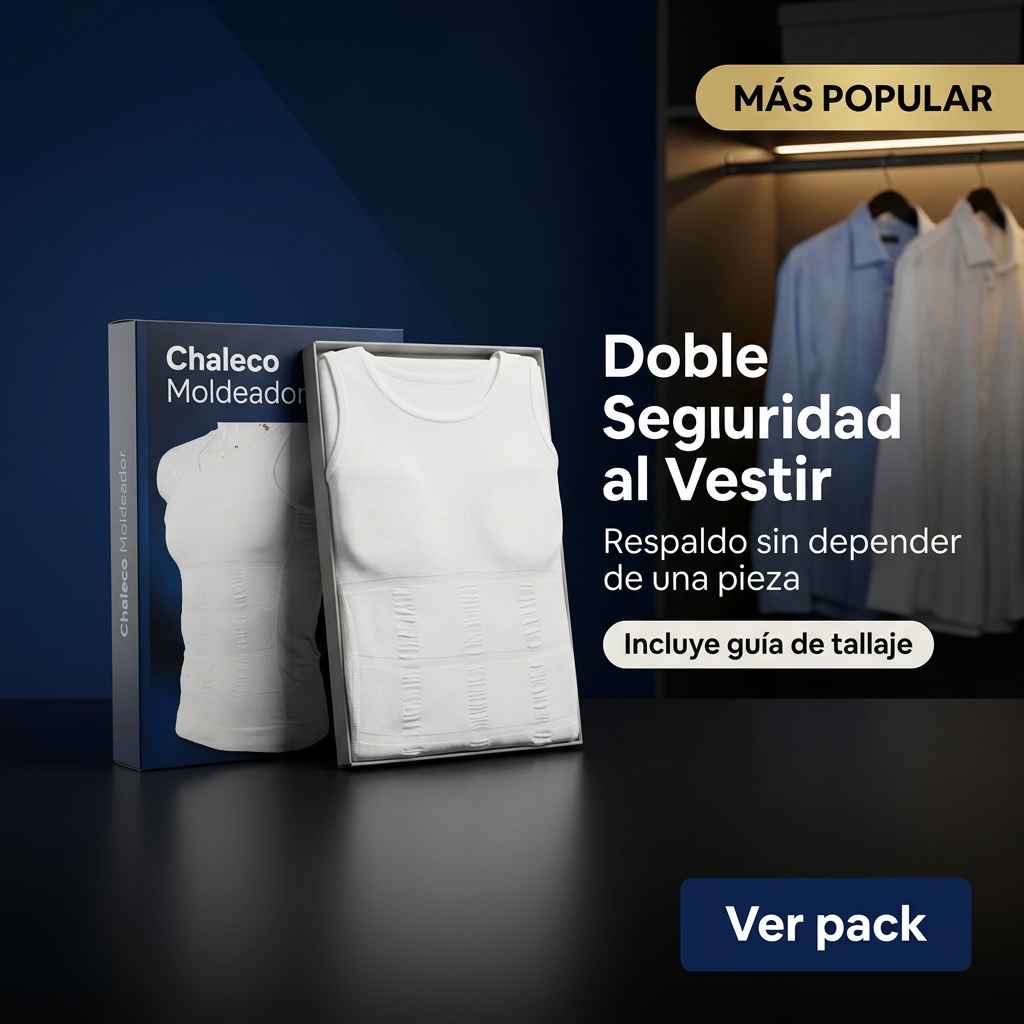 ORDENA TU TORSO BAJO LA ROPA — CHALECO MOLDEADOR™