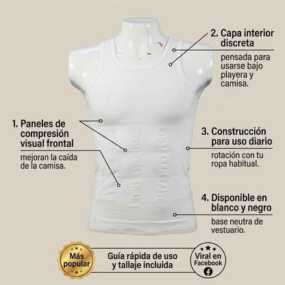 ORDENA TU TORSO BAJO LA ROPA — CHALECO MOLDEADOR™